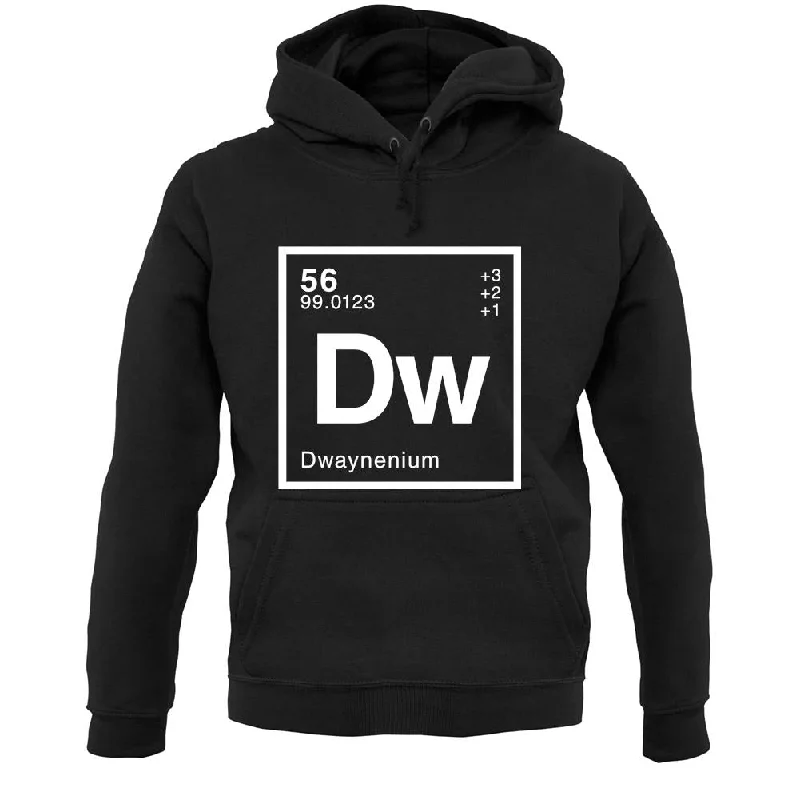Dwayne - Periodic Element Unisex Hoodie Hoodie with Lining Warm Insulated