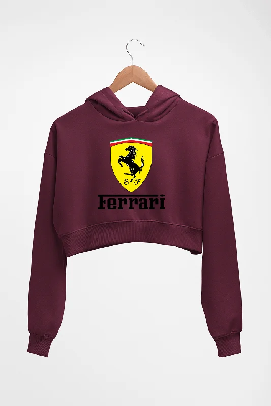 Ferrari Crop HOODIE FOR WOMEN