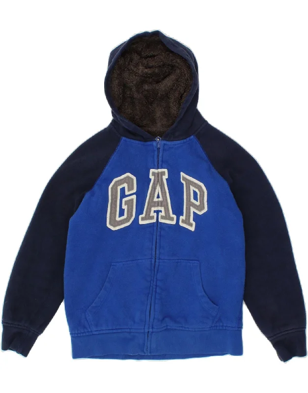 GAP Boys Graphic Zip Hoodie Sweater 8-9 Years Medium Blue Colourblock Hoodie with Lace Feminine Delicate GAP Boys Graphic Zip Hoodie Sweater 8-9 Years Medium Blue Colourblock Hoodie with Lace Feminine Delicate