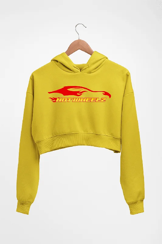 hotwheelz Crop HOODIE FOR WOMEN Hoodie with Longline Fit Extended Stylish