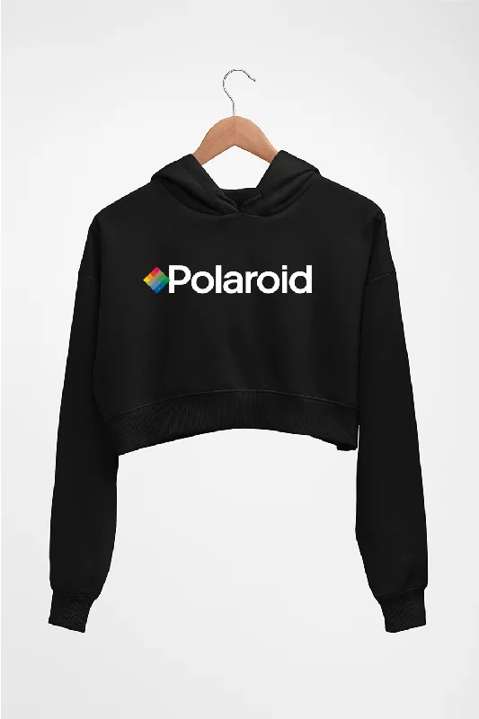 Polaroid Crop HOODIE FOR WOMEN Hoodie with Hem Fringe Bohemian Relaxed