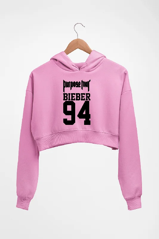 Purpose Tour Bieber Crop HOODIE FOR WOMEN