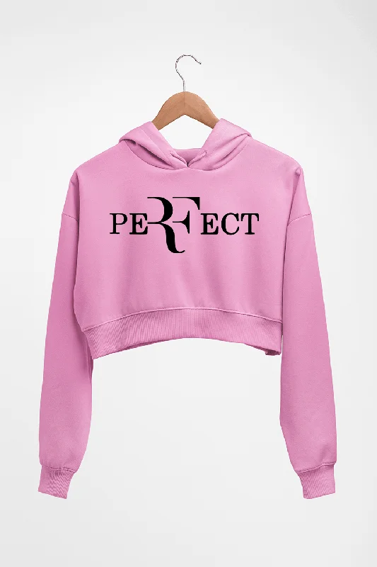 Roger Federer Perfect Crop HOODIE FOR WOMEN