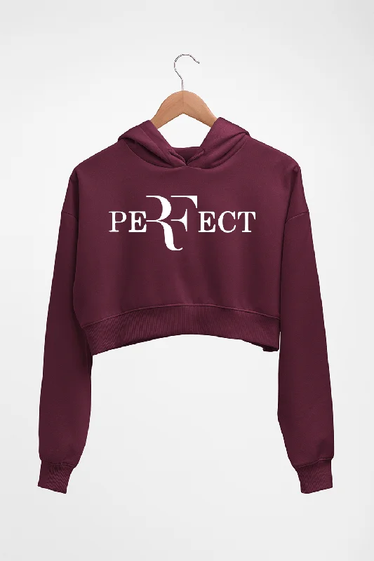 Roger Federer Perfect Crop HOODIE FOR WOMEN