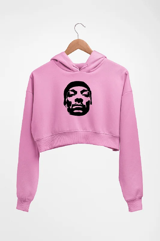 Snoop Dogg Crop HOODIE FOR WOMEN Hoodie with Patch Decorative Personalized