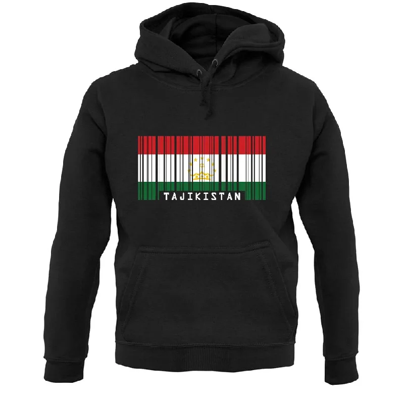 Tajikistan Barcode Style Flag Unisex Hoodie Hoodie with Illustration Artistic Creative Tajikistan Barcode Style Flag Unisex Hoodie Hoodie with Illustration Artistic Creative