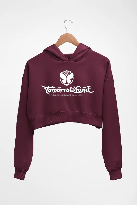 Tomorrowland Crop HOODIE FOR WOMEN