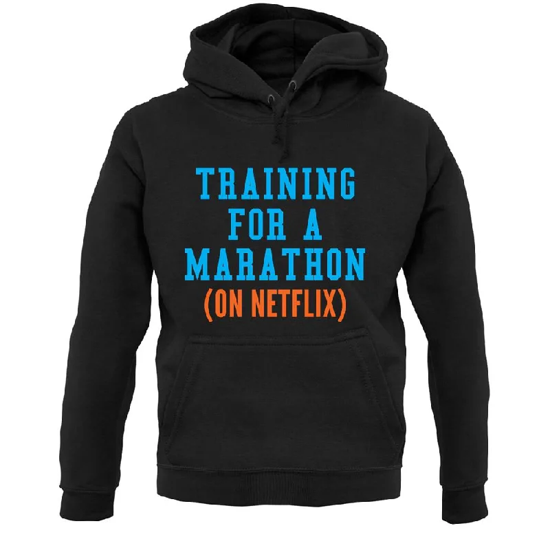 Training For A Marathon On Netflix Unisex Hoodie Hoodie with Rhinestones Sparkly Elegant Training For A Marathon On Netflix Unisex Hoodie Hoodie with Rhinestones Sparkly Elegant