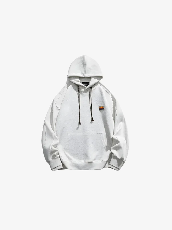 KG Mountain Patch Hoodie Hoodie with Fur Luxurious Winter