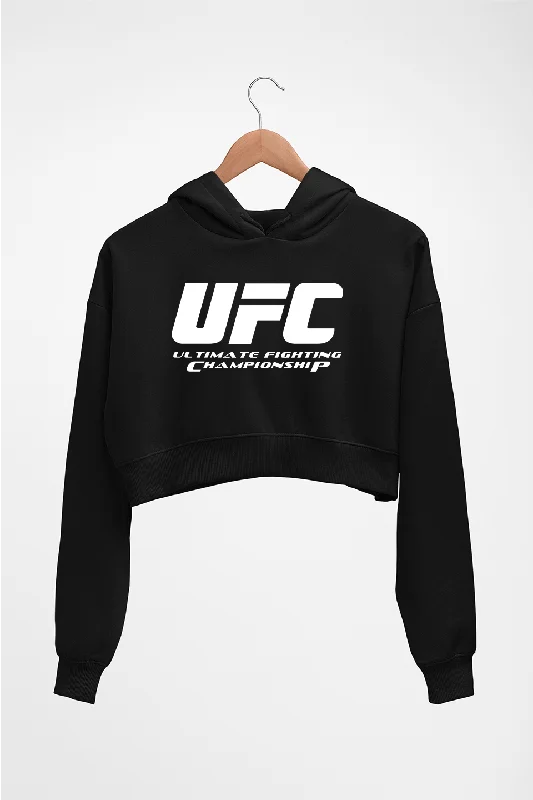 UFC Crop HOODIE FOR WOMEN Hoodie with Strings Custom Fit Adjustable