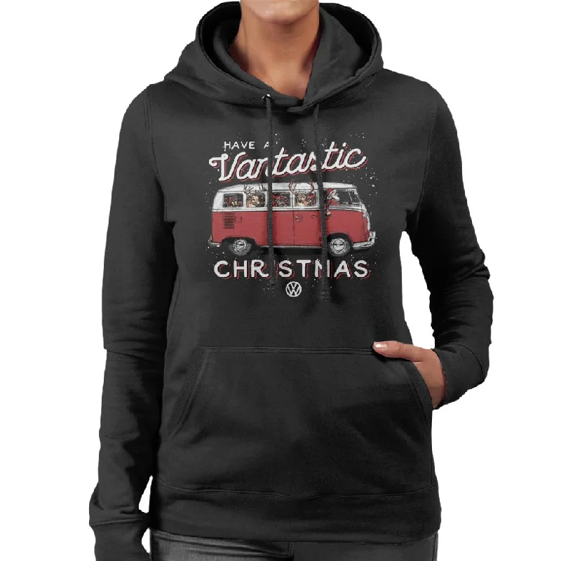 Volkswagen Christmas Have A Vantastic Christmas Women's Hooded Sweatshirt