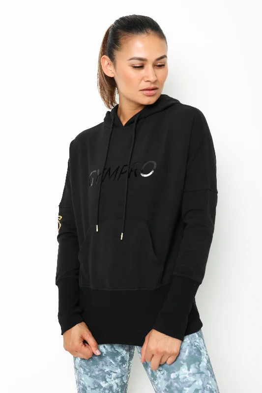 Womens -Essential Hoodie - Black