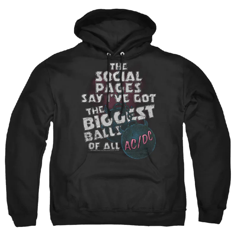 AC/DC Big Balls - Pullover Hoodie Solo Sleeve Pullover