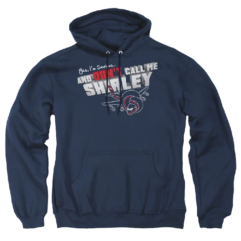 Airplane Dont Call Me Shirley - Pullover Hoodie Lantern Sleeve Elegant