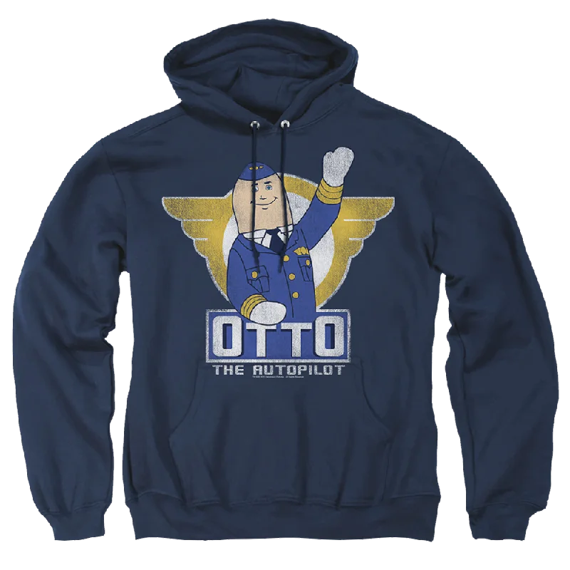 Airplane Otto - Pullover Hoodie Gathered Sleeve Pullover