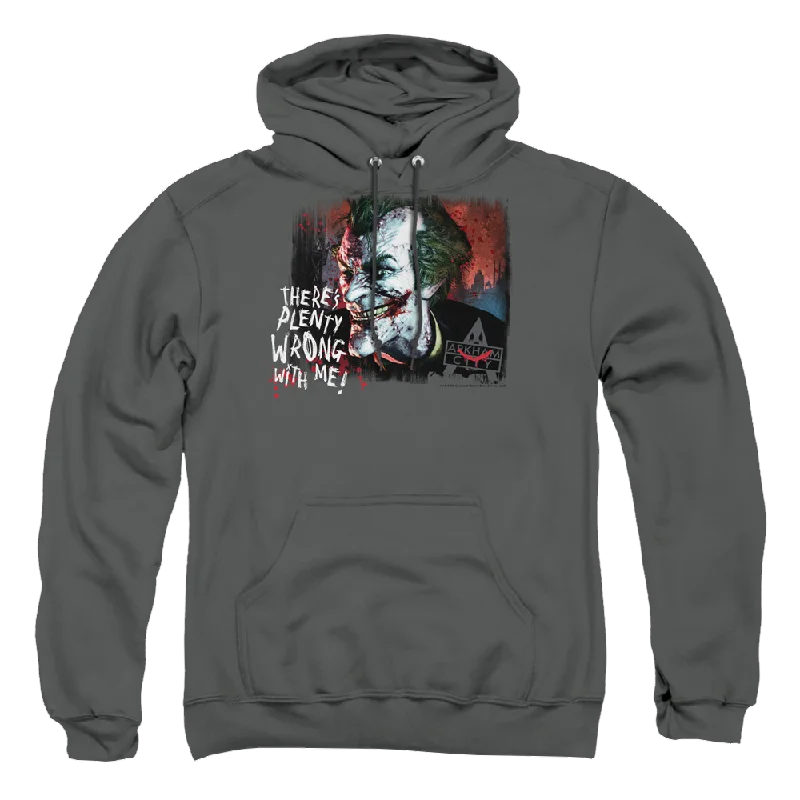 Batman - Arkham Plenty Wrong - Pullover Hoodie V-Neck Stylish Pullover