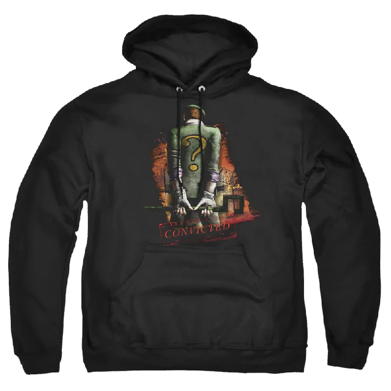 Batman - Arkham Riddler Convicted - Pullover Hoodie Boat Neck Sweater