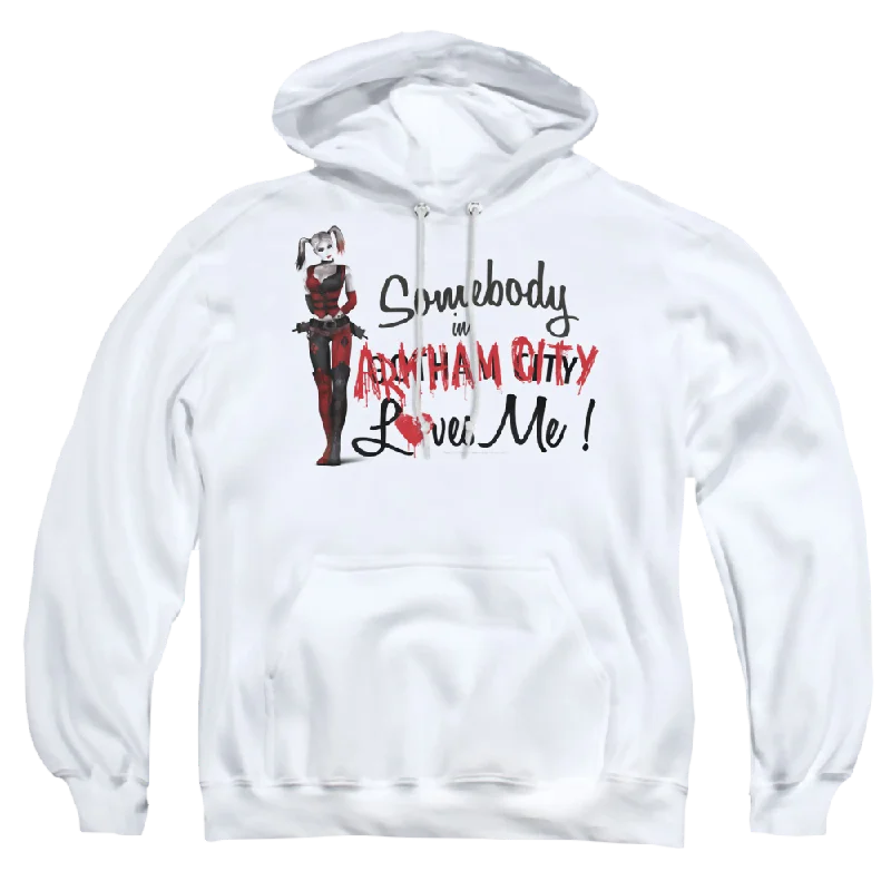 Batman - Arkham Somebody Loves Me - Pullover Hoodie High Neck Pullover