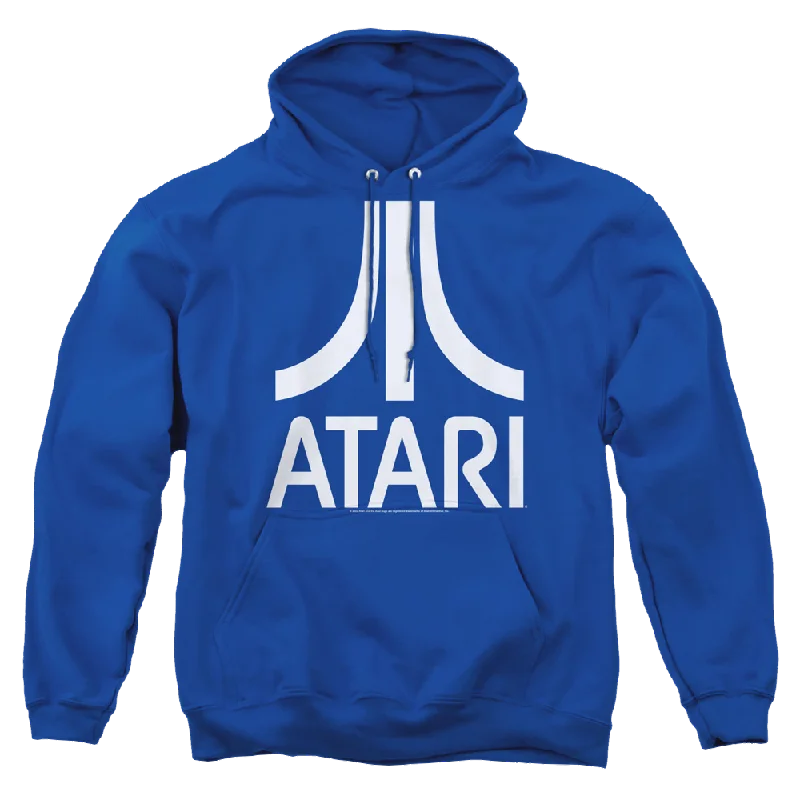 Atari Atari Logo - Pullover Hoodie Kimono Neck Pullover