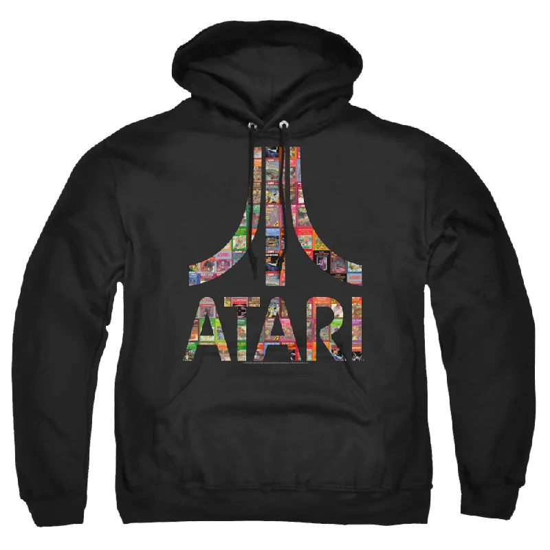 Atari Box Art - Pullover Hoodie Deep Neck Pullover
