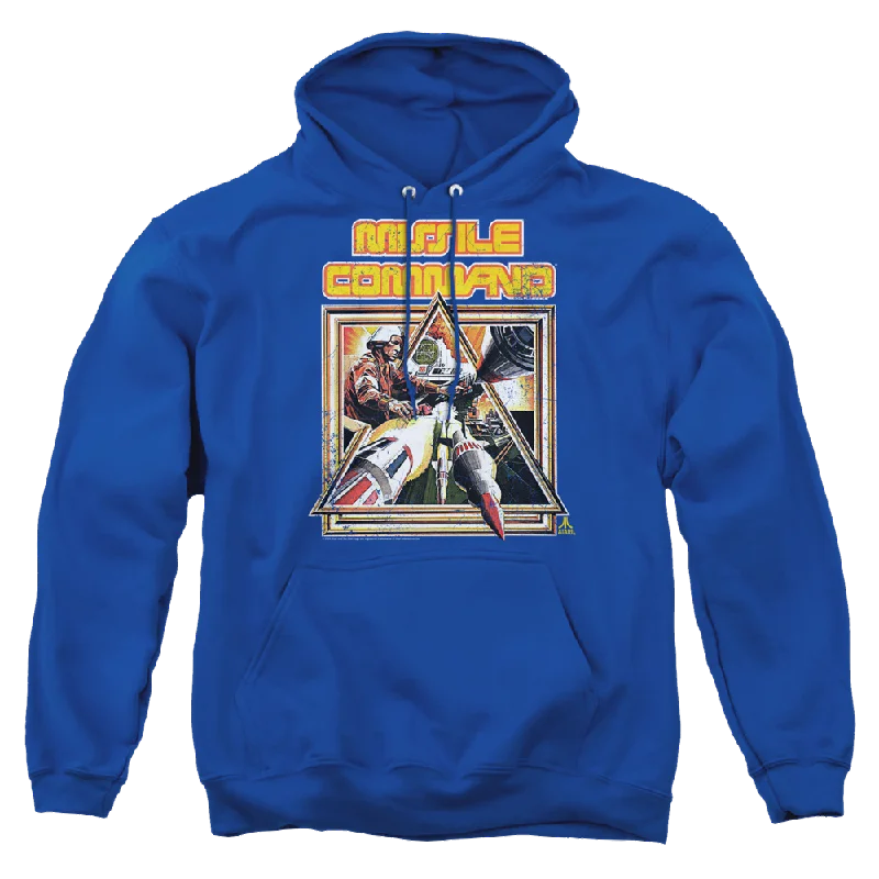 Atari Missle Commander - Pullover Hoodie Short Puff Sleeve