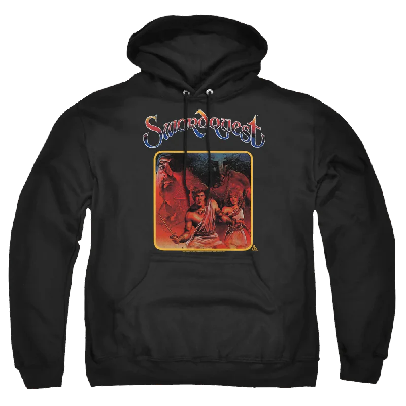 Atari Swordquest - Pullover Hoodie Gathered Sleeve Pullover