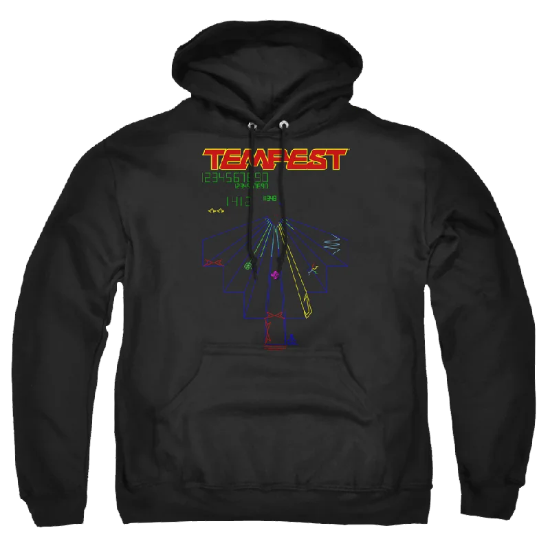 Atari Tempest Screen - Pullover Hoodie Flare Sleeve Stylish