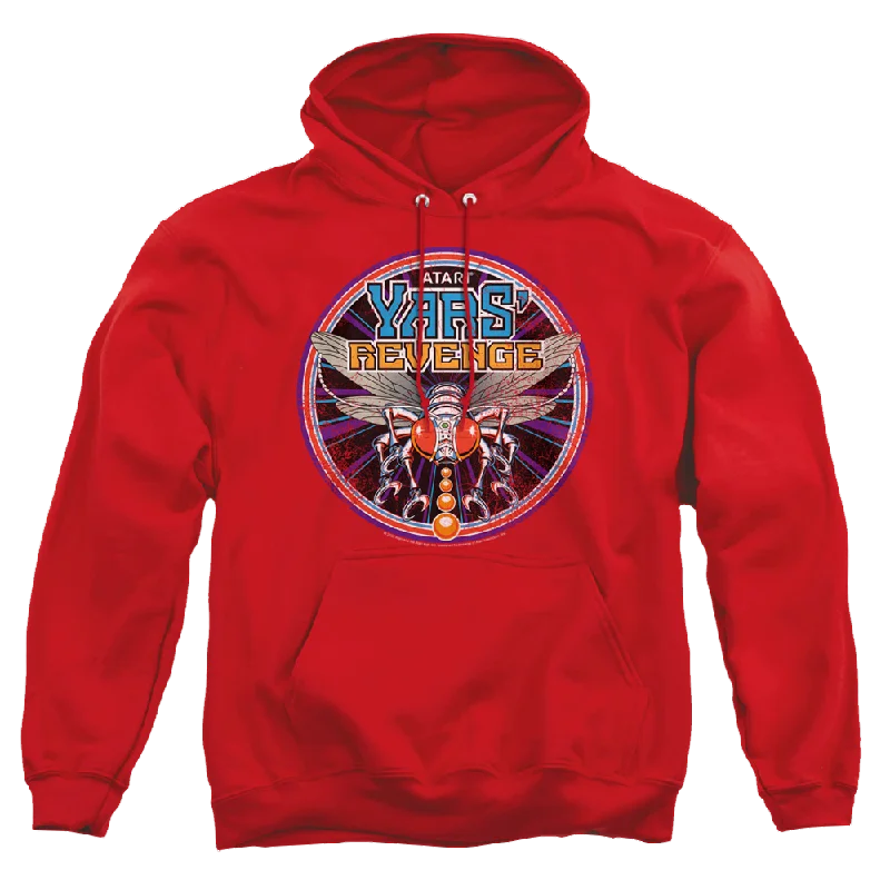 Atari Yars Revenge Patch - Pullover Hoodie Elbow Length Sleeve