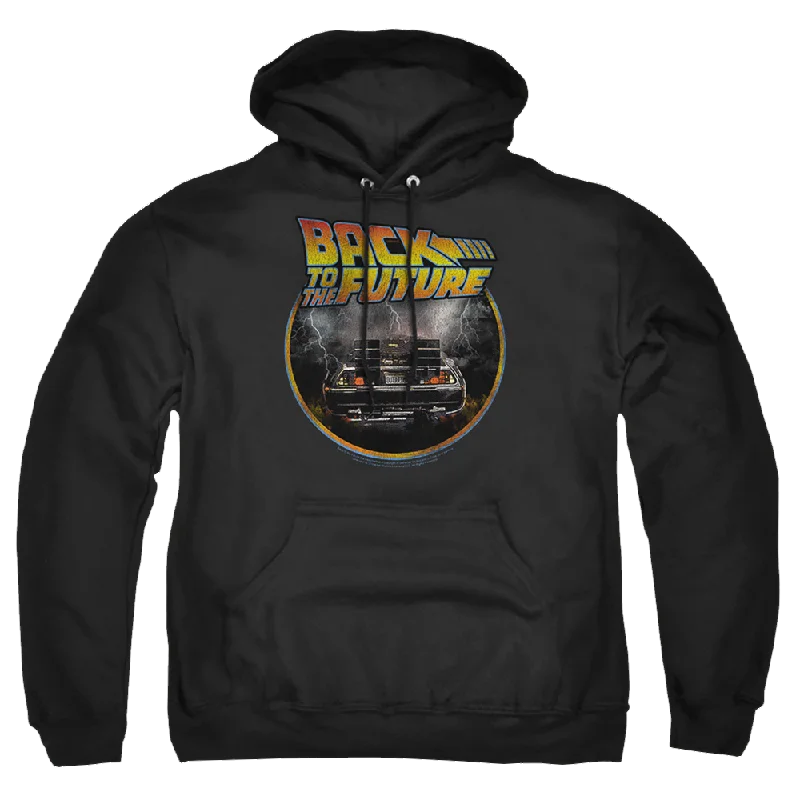 Back To The Future Back - Pullover Hoodie Cold Shoulder Design