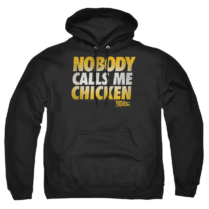 Back To The Future Chicken - Pullover Hoodie Boyleg Sleeve Pullover