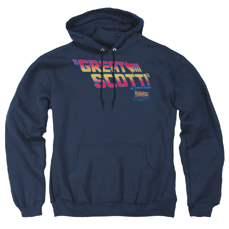 Back To The Future Great Scott - Pullover Hoodie Bolero Style Sweater