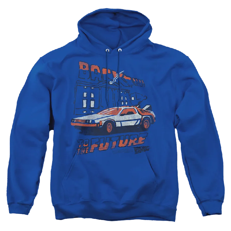 Back To The Future Lightning Strikes - Pullover Hoodie Bell Sleeve Stylish