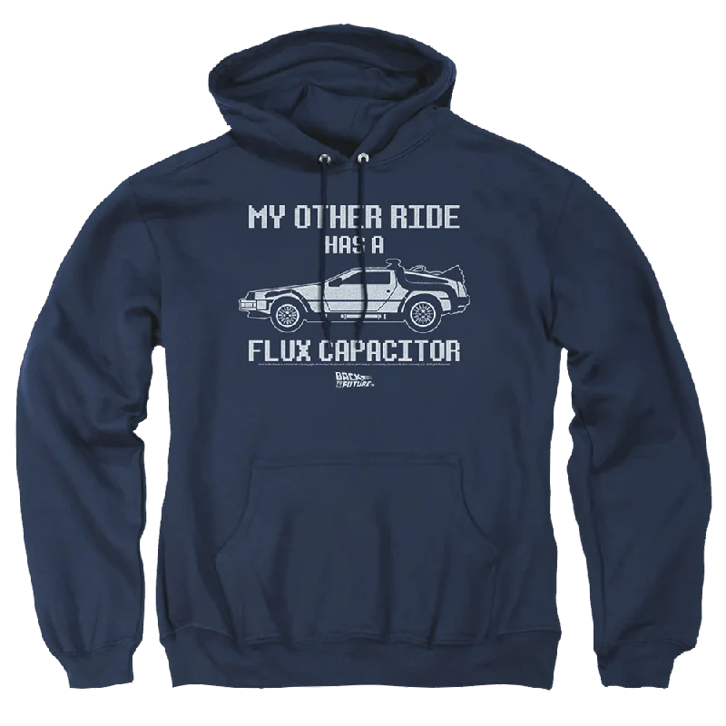 Back To The Future Other Ride - Pullover Hoodie Asymmetrical Hem Sweater