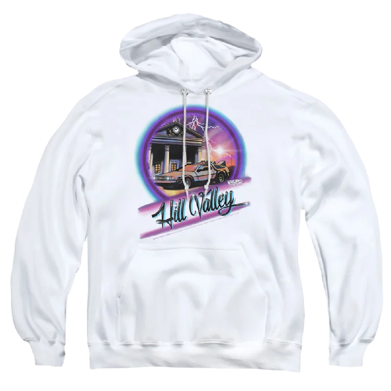 Back To The Future Ride - Pullover Hoodie Ruffled Neck Pullover