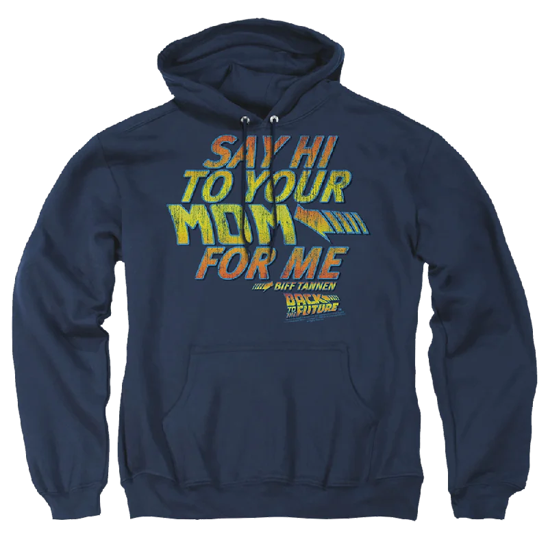 Back To The Future Say Hi - Pullover Hoodie Zipper Front Cardigan