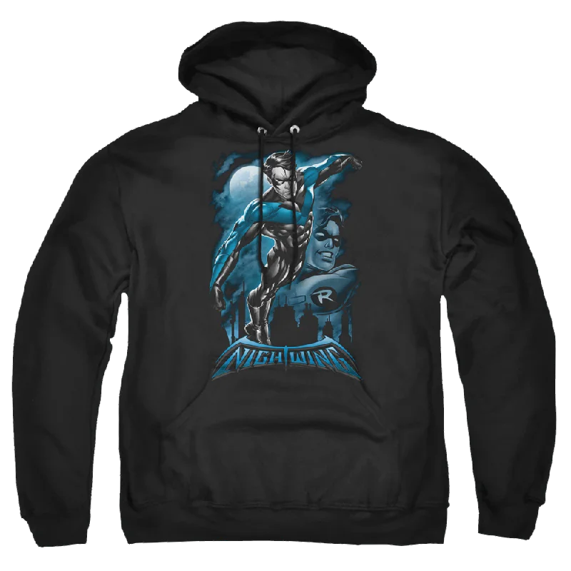 Batman All Grown Up - Pullover Hoodie Boat Neck Sweater