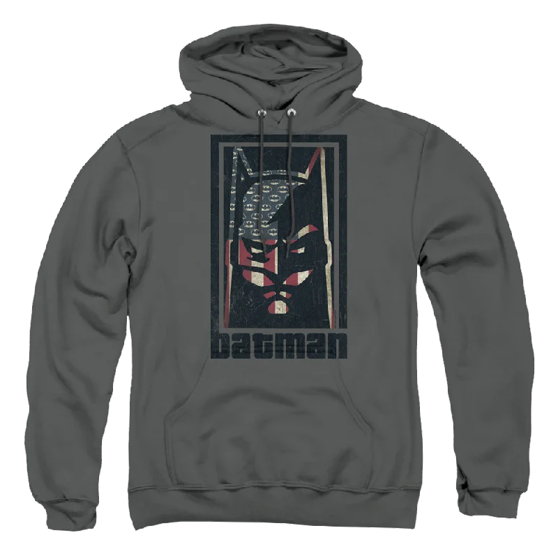 Batman American Batman - Pullover Hoodie Turtleneck Warm Pullover