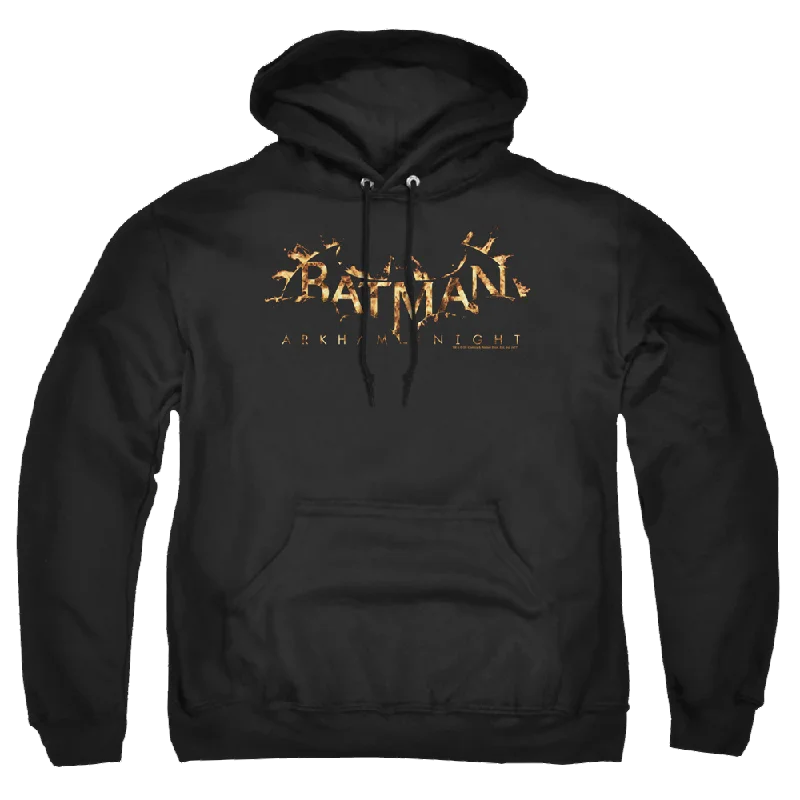 Batman - Arkham Ak Flame Logo - Pullover Hoodie Cable Knit Chunky