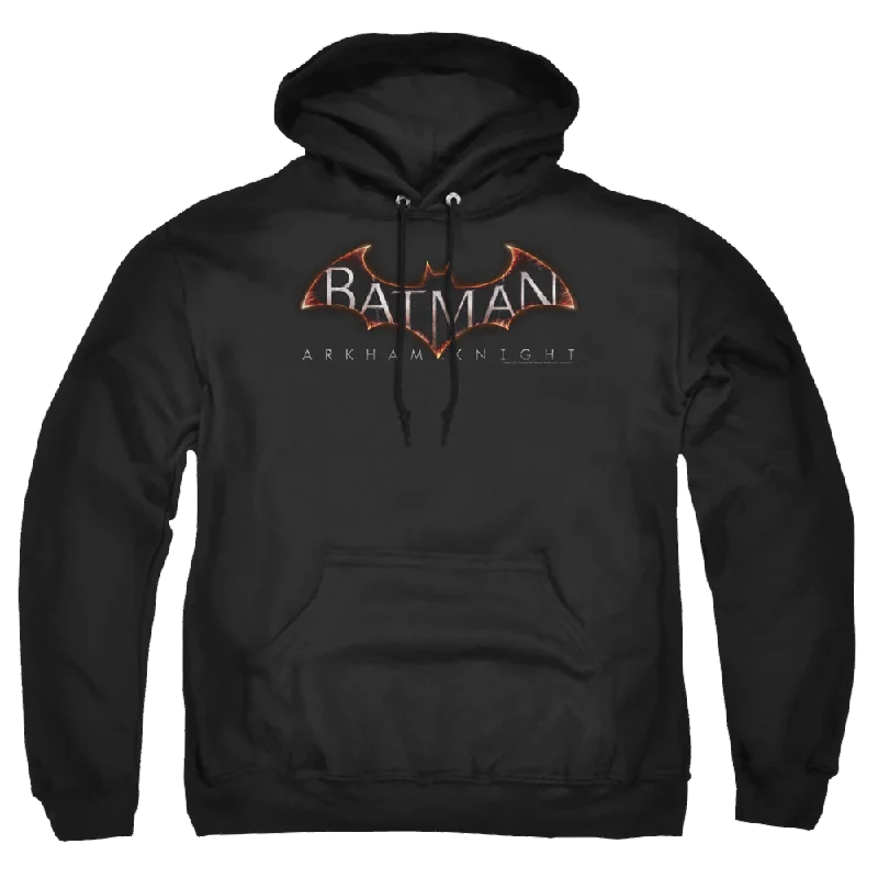Batman - Arkham  Logo - Pullover Hoodie Polo Neck Sweater