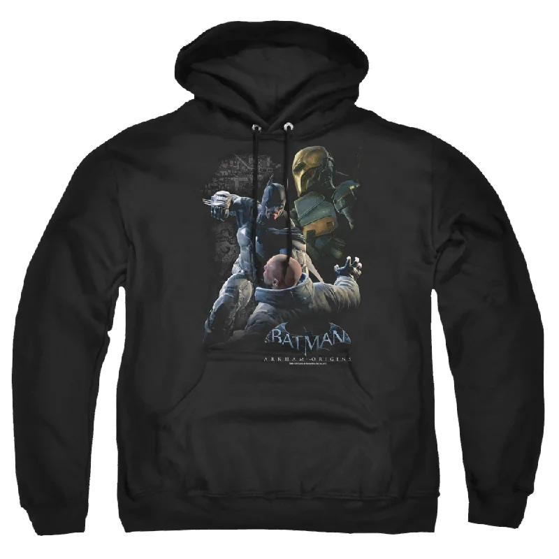Batman - Arkham Punch - Pullover Hoodie Jewel Neck Pullover