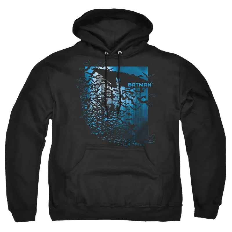 Batman Bat Among Bats - Pullover Hoodie Bateau Neck Pullover