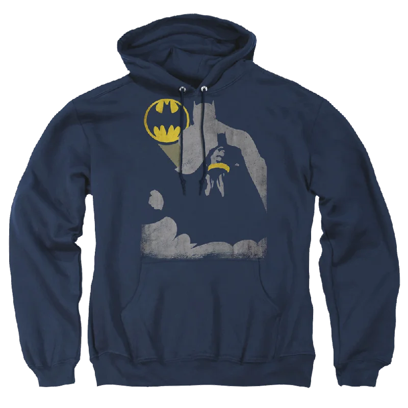 Batman Bat Knockout - Pullover Hoodie Shirred Sleeve Feminine