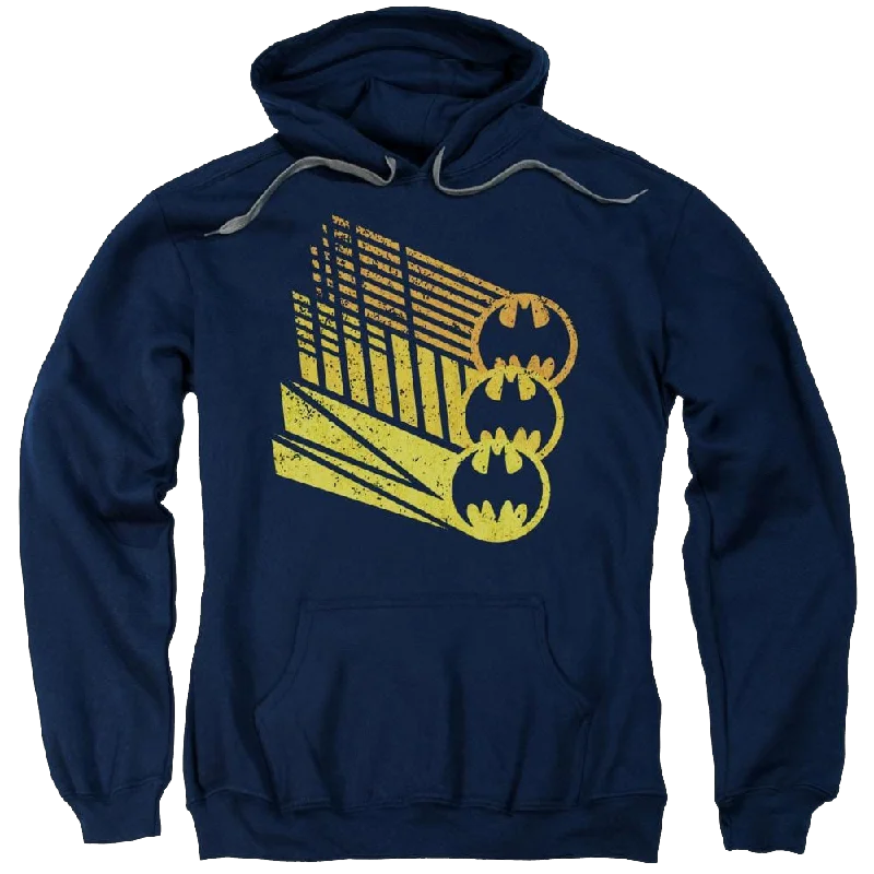Batman Bat Signal Shapes - Pullover Hoodie Cold Shoulder Design