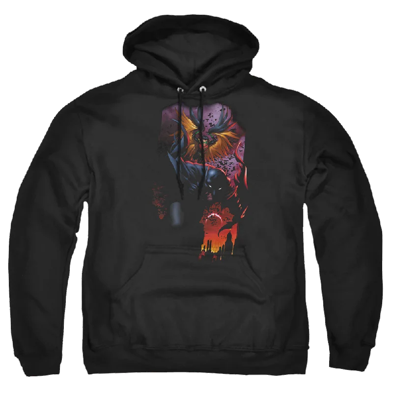 Batman Batman & Robin #1 - Pullover Hoodie Sheath Sleeve Elegant
