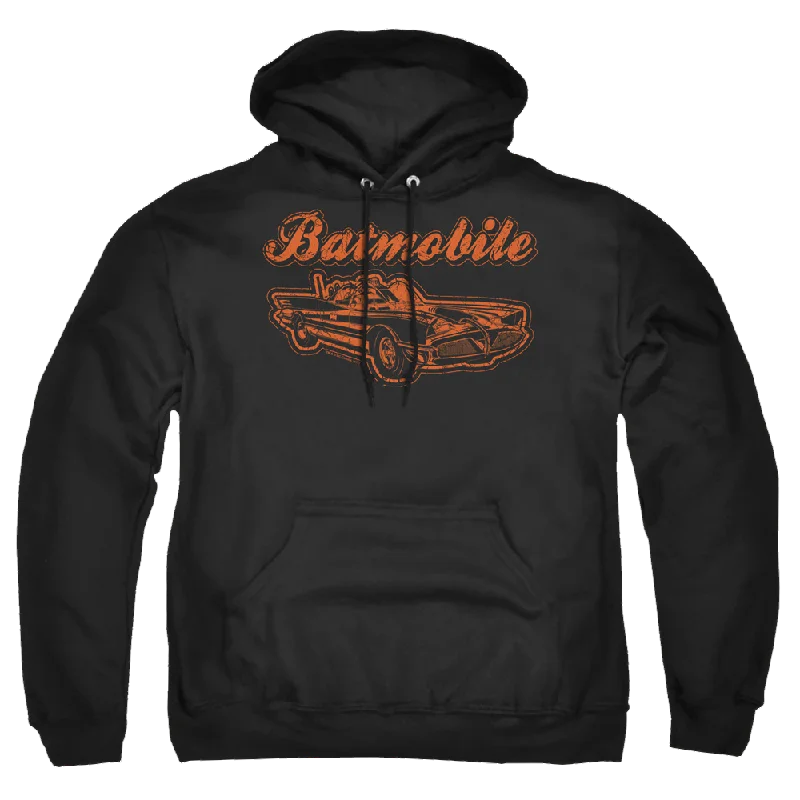 Batman Batmobile - Pullover Hoodie Gathered Sleeve Pullover
