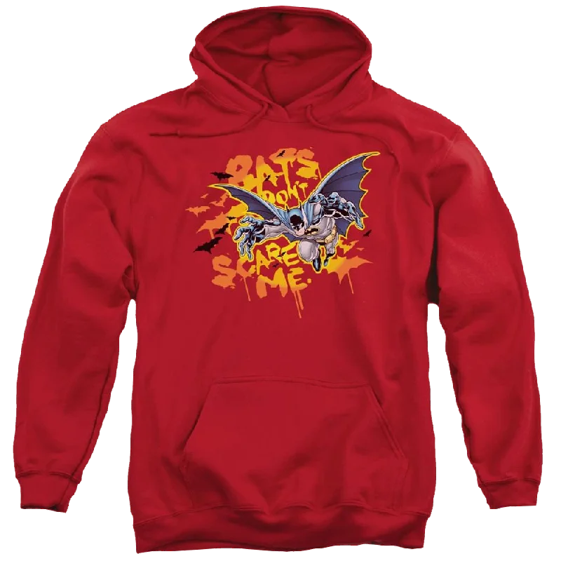 Batman Bats Don't Scare Me - Pullover Hoodie Elbow Length Sleeve