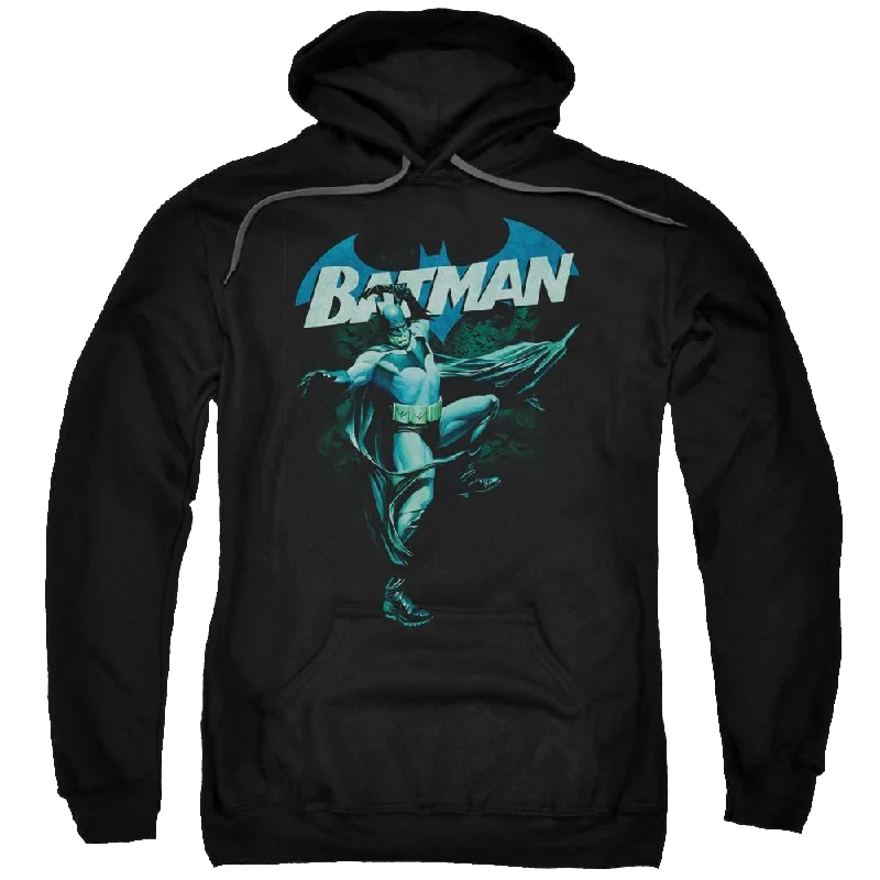 Batman Blue Bat - Pullover Hoodie Hooded Pullover Sweater
