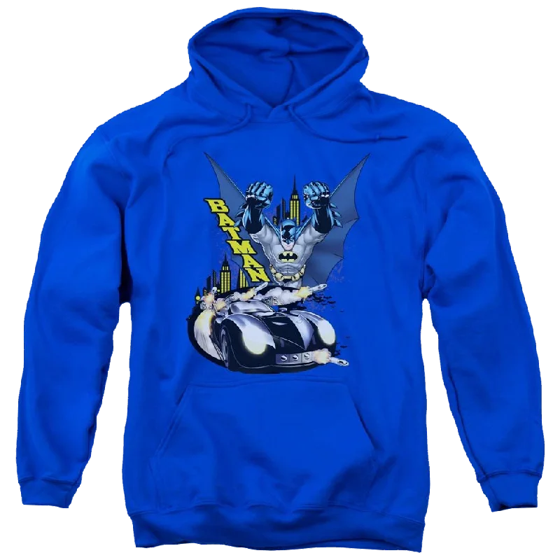 Batman By Air & By Land - Pullover Hoodie Angora Wool Cozy