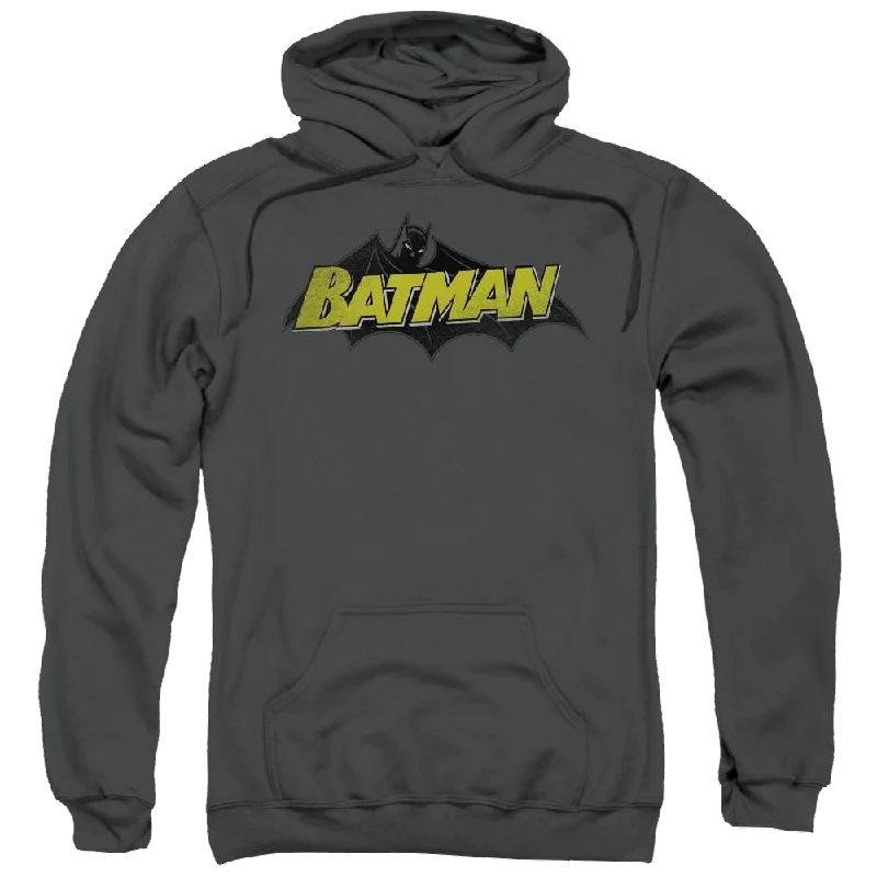 Batman Classic Comic Logo - Pullover Hoodie V-Neck Stylish Pullover