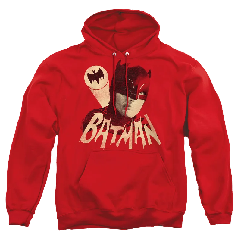 Batman - Classic TV Series Bat Signal - Pullover Hoodie Boat Neck Sweater